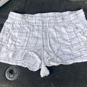 Cotton shorts w drawstring